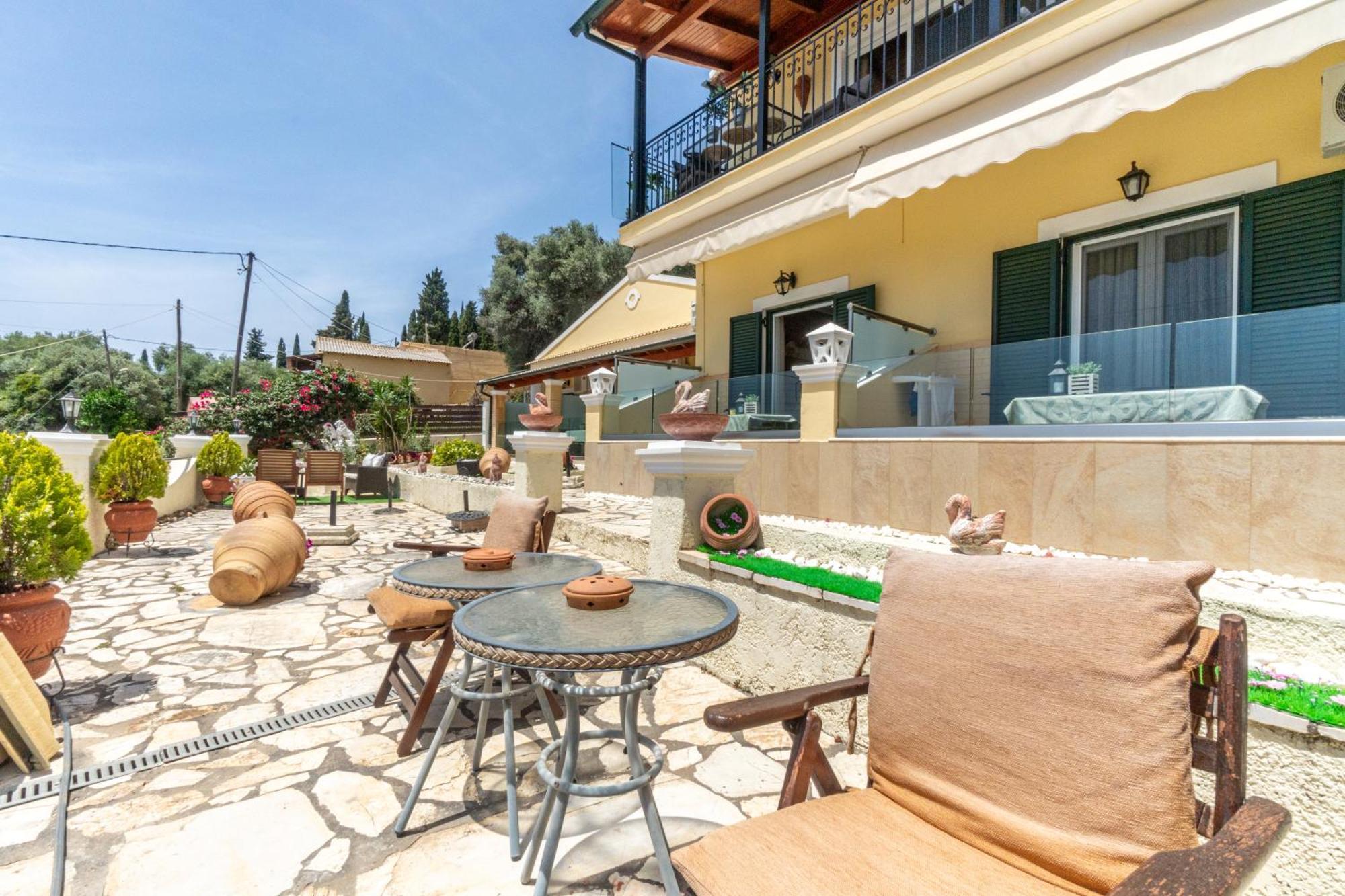 Villa Angela Panorama Paleokastritsa Exterior foto