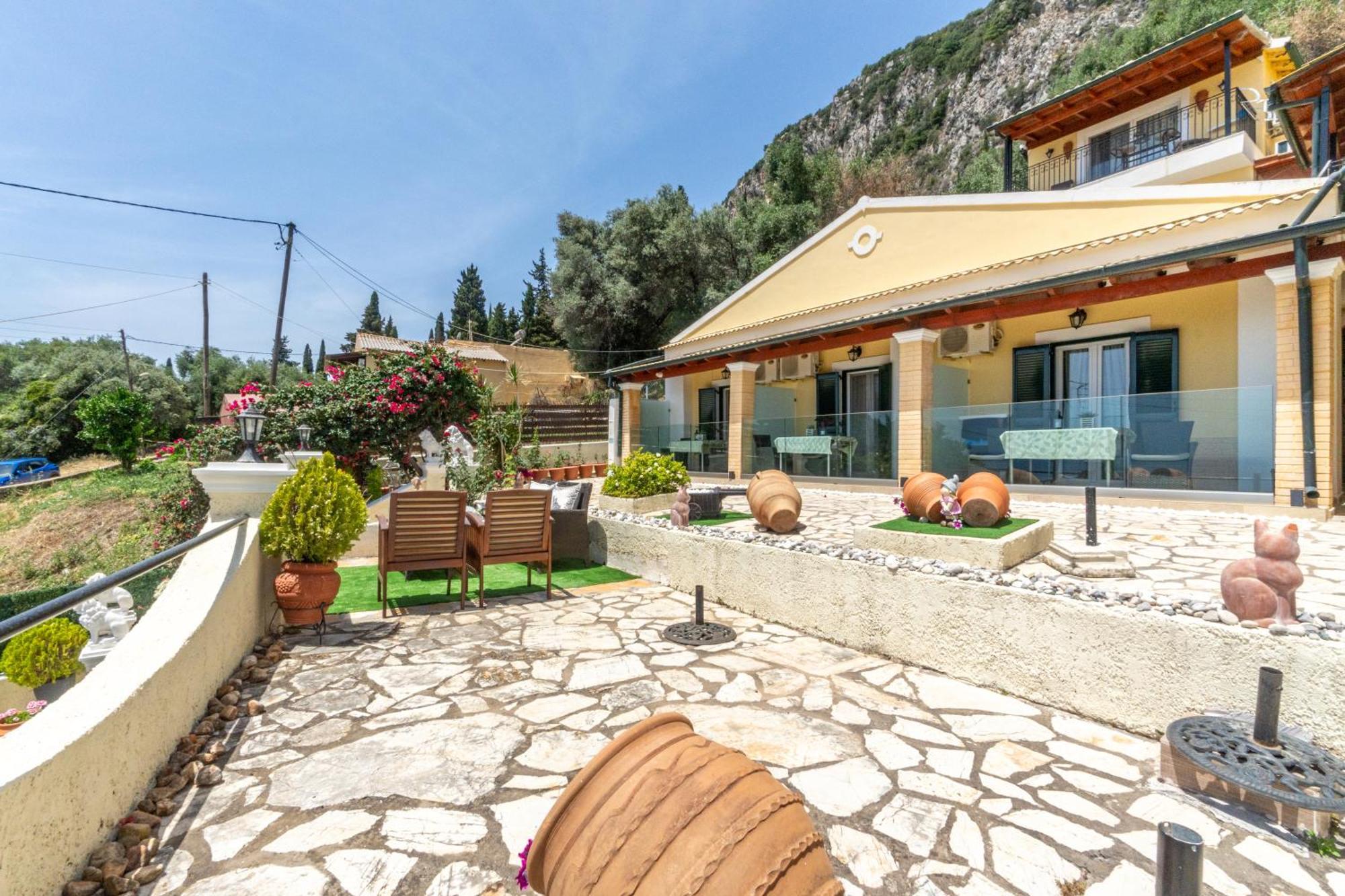 Villa Angela Panorama Paleokastritsa Exterior foto