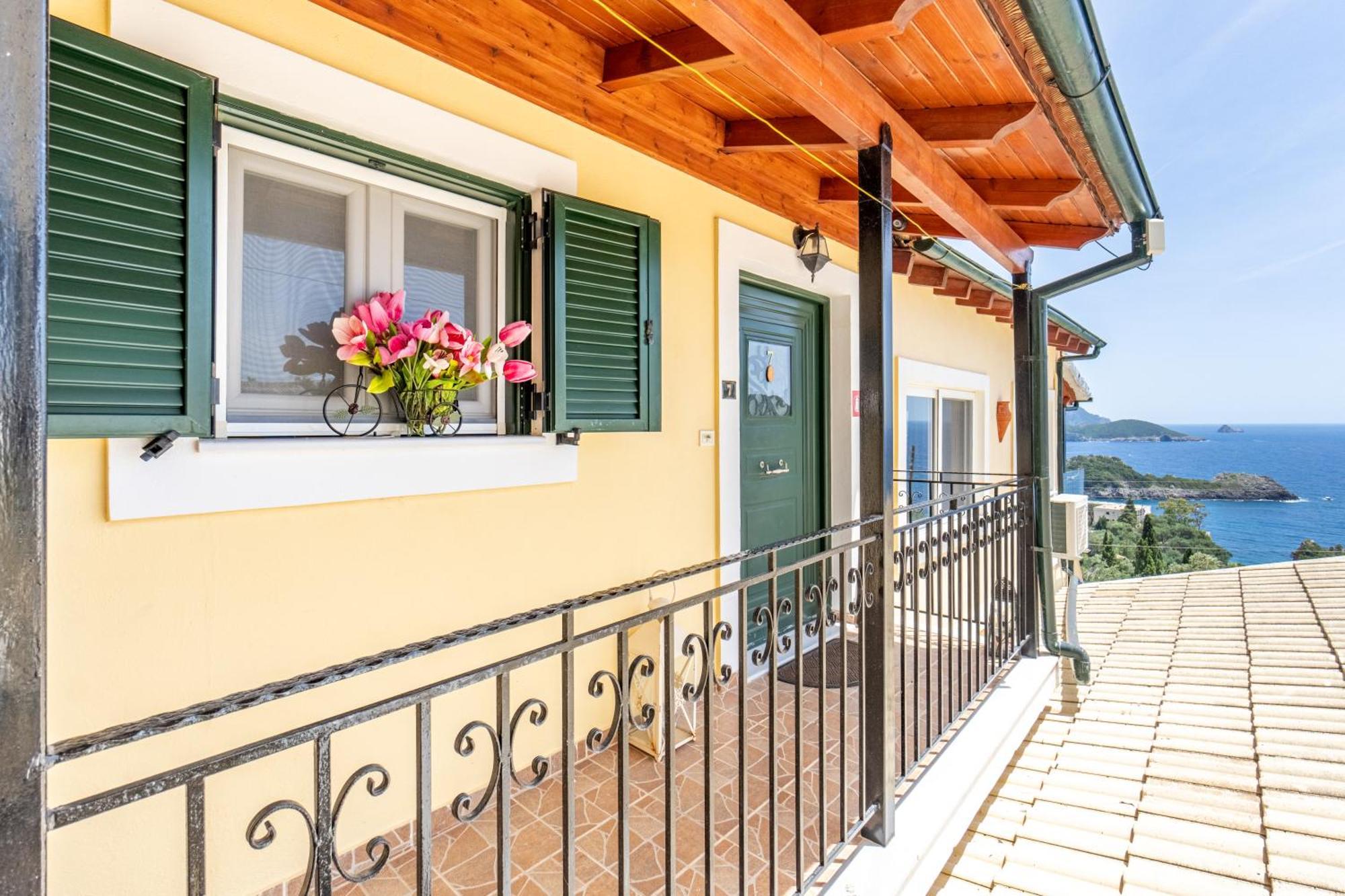 Villa Angela Panorama Paleokastritsa Exterior foto