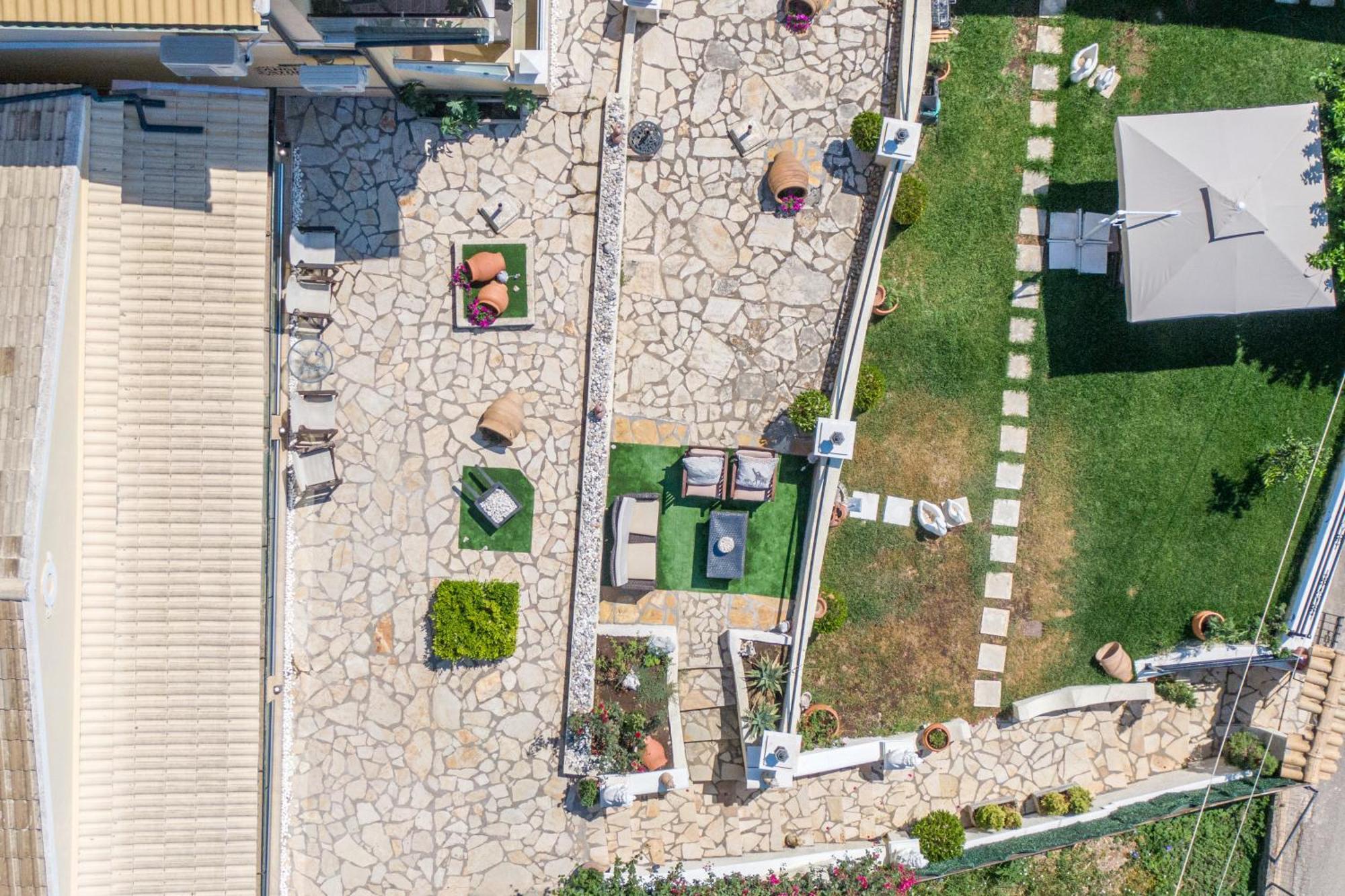 Villa Angela Panorama Paleokastritsa Exterior foto