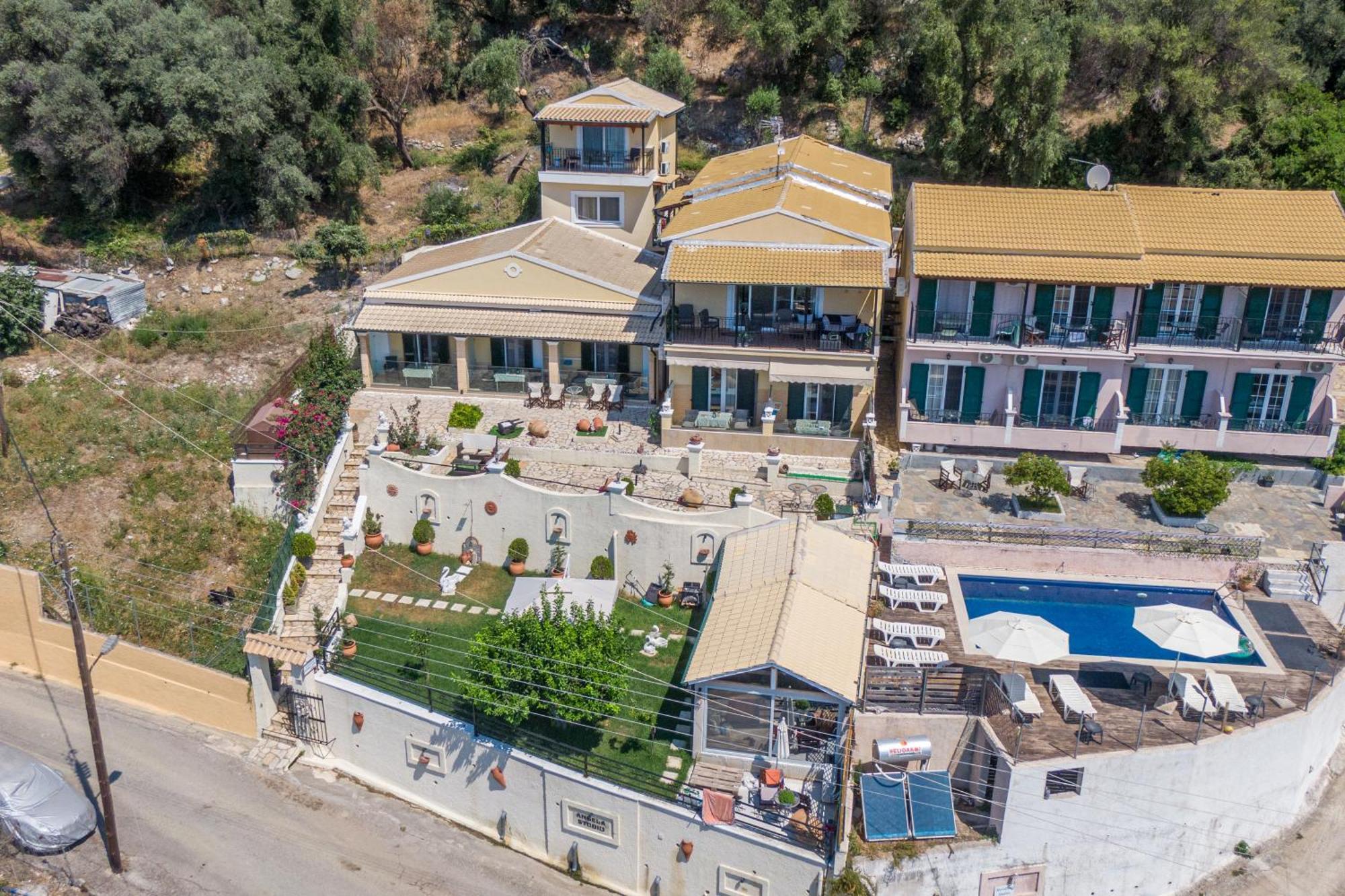 Villa Angela Panorama Paleokastritsa Exterior foto
